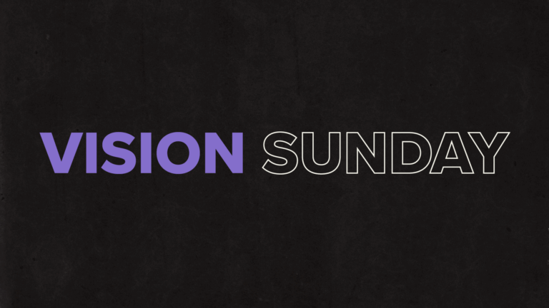 God's vision is for us to be in community with Him