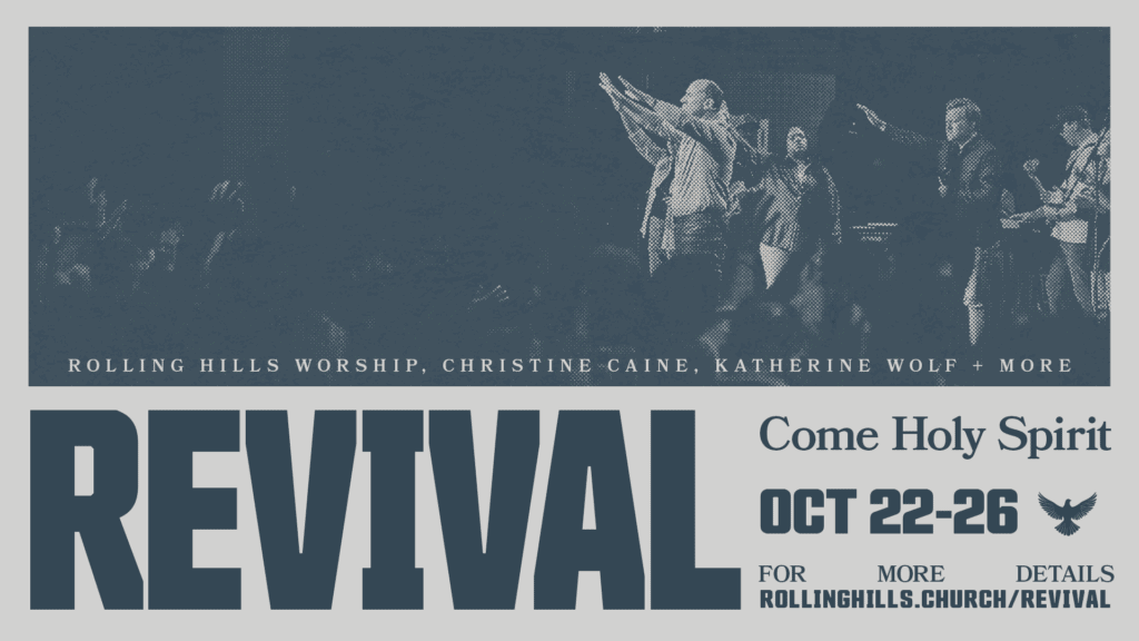 This slide describes a Revival event we have at our church on October 22-26