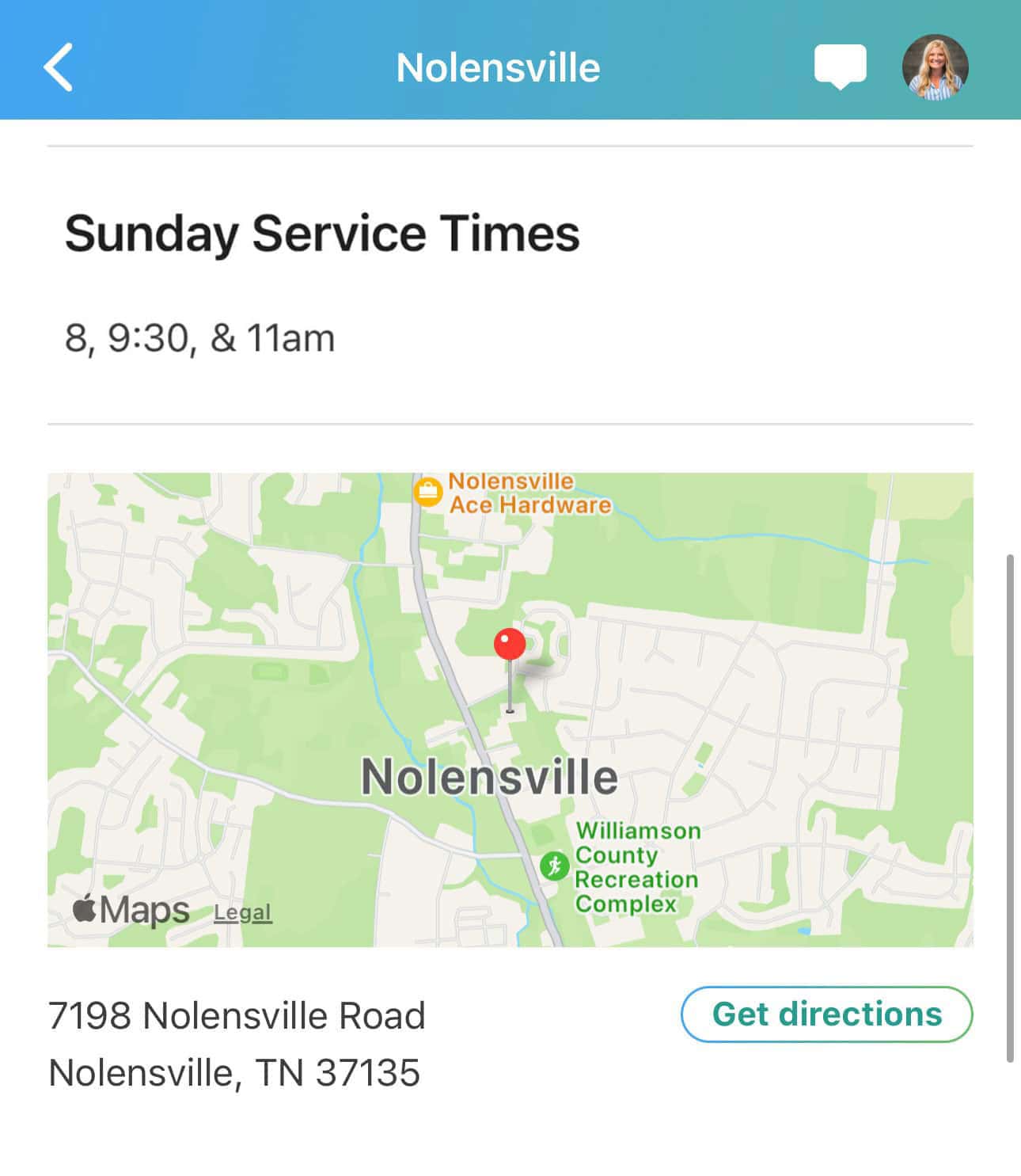 Nolensville App Updated