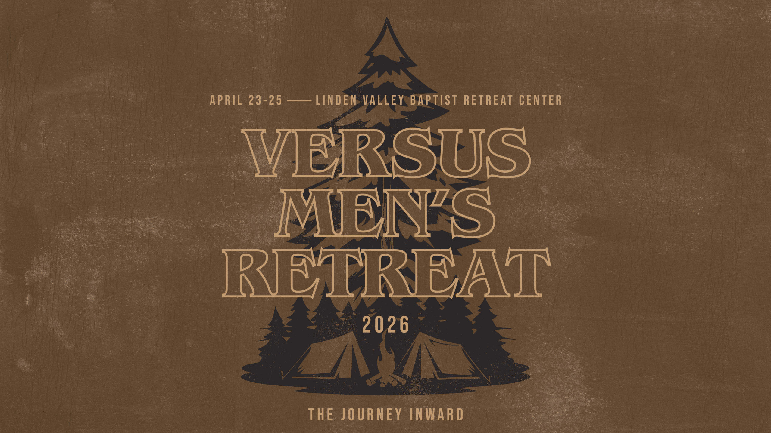 This is a slide promoting our men's retreat.