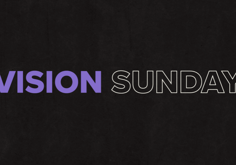 God's vision is for us to be in community with Him